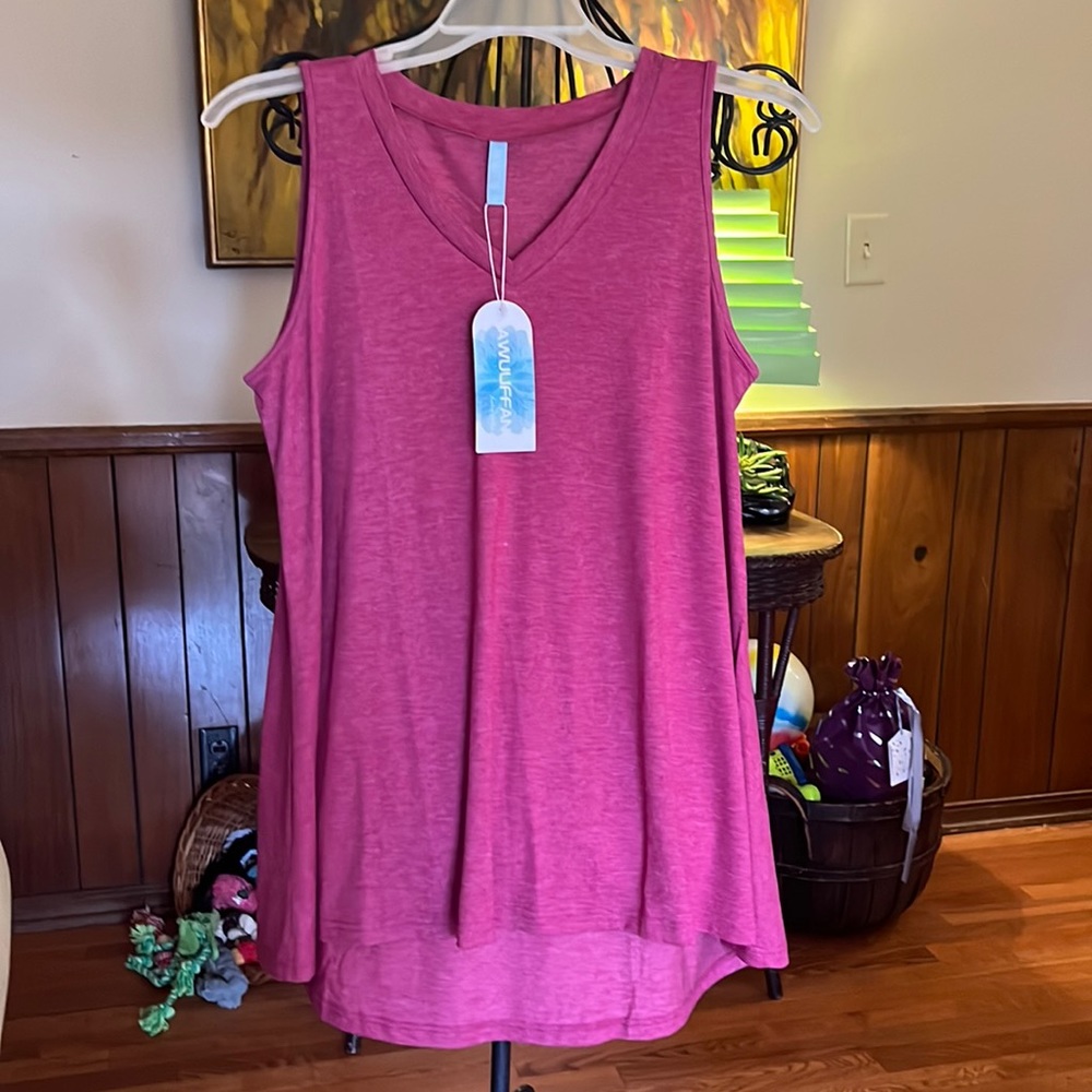 Sleeveless T-shirt Tunic